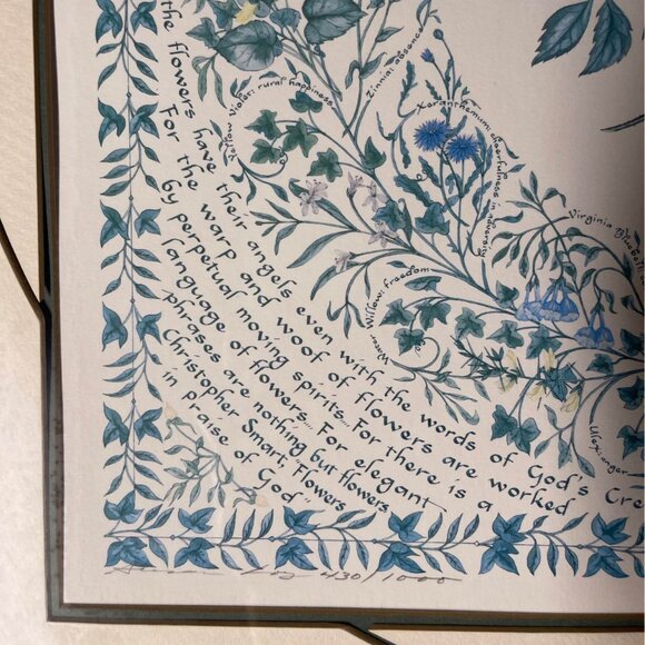 “Language of Flowers," signed limited-edition art print by Susan Loy - Picture 2 of 3
